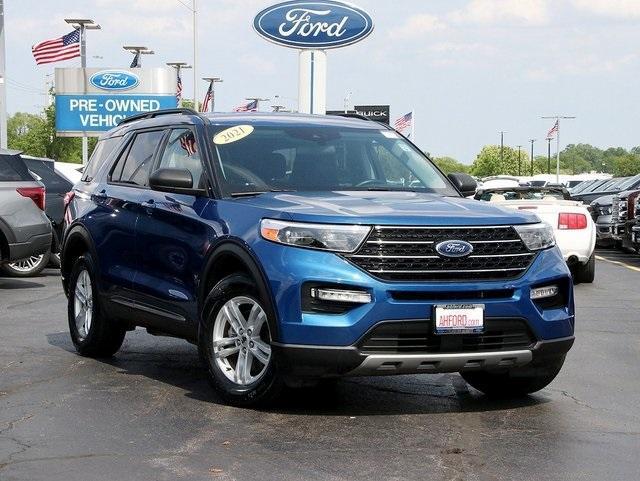 used 2021 Ford Explorer car, priced at $28,901