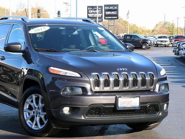 used 2015 Jeep Cherokee car, priced at $12,901