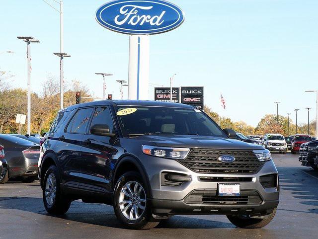 used 2021 Ford Explorer car, priced at $24,901