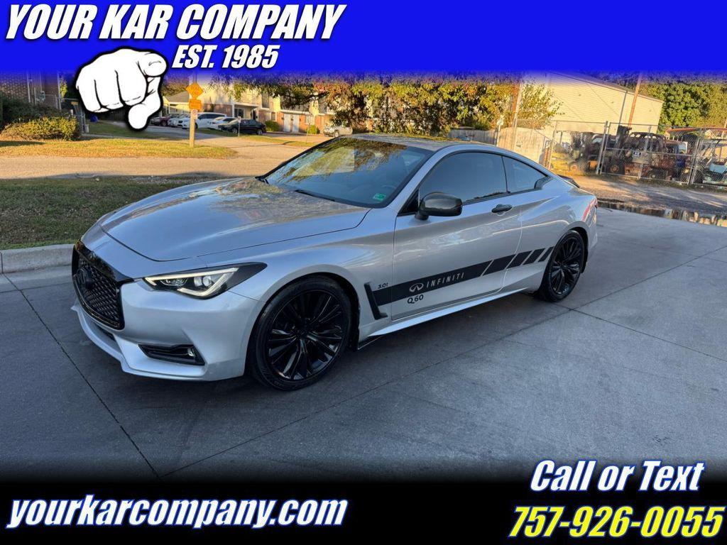 used 2018 INFINITI Q60 car, priced at $23,998