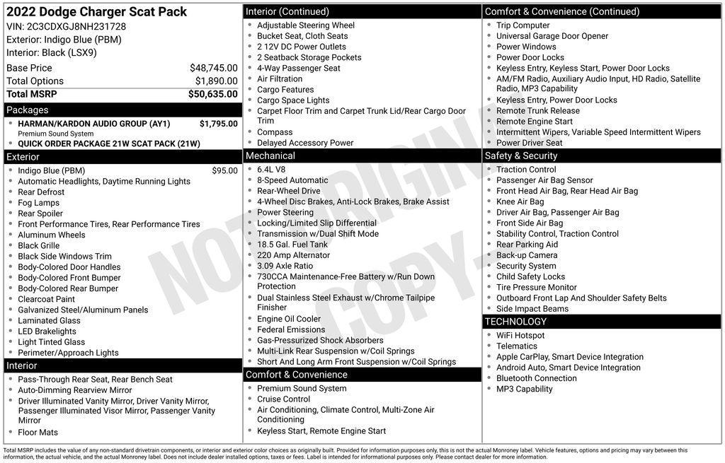 used 2022 Dodge Charger car, priced at $42,186