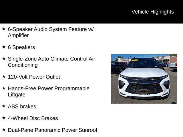 used 2022 Chevrolet TrailBlazer car, priced at $23,750