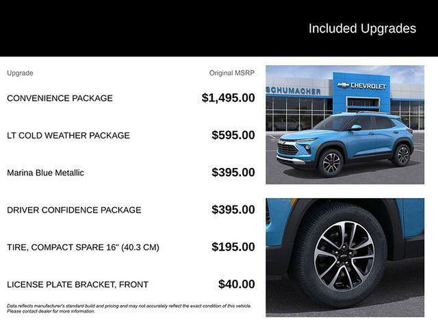 new 2026 Chevrolet TrailBlazer car, priced at $31,270