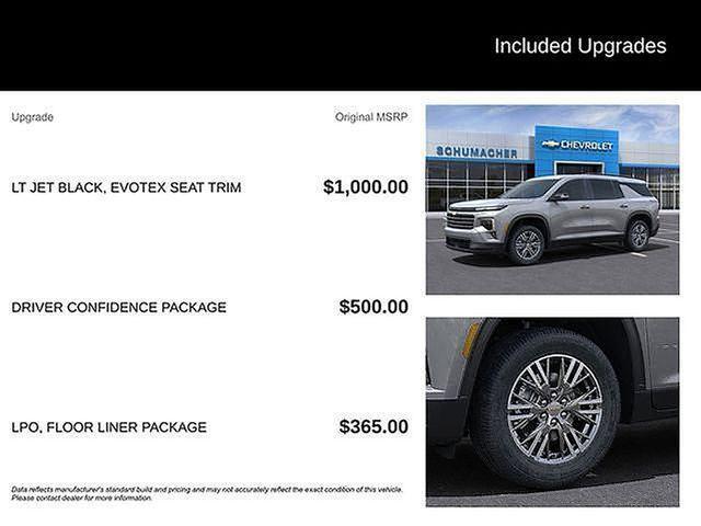 new 2025 Chevrolet Traverse car, priced at $46,045