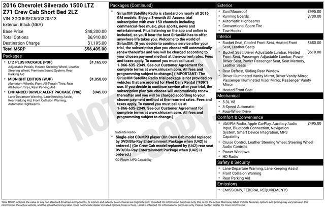 used 2016 Chevrolet Silverado 1500 car, priced at $23,000