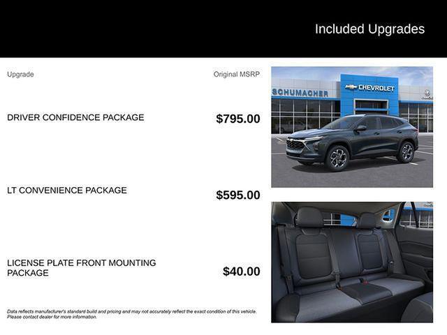 new 2025 Chevrolet Trax car, priced at $25,485