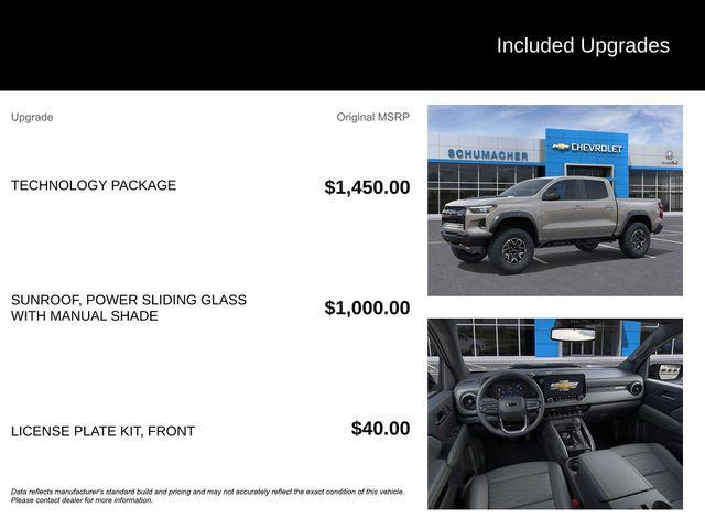 new 2026 Chevrolet Colorado car, priced at $55,120