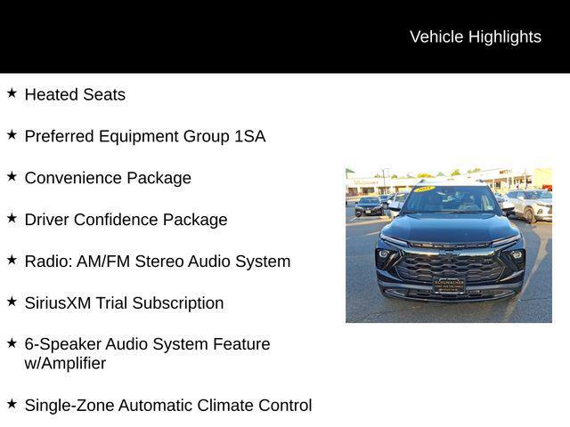 used 2025 Chevrolet TrailBlazer car, priced at $28,750