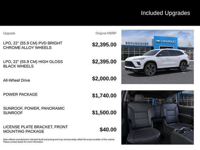 new 2025 Buick Enclave car, priced at $50,821