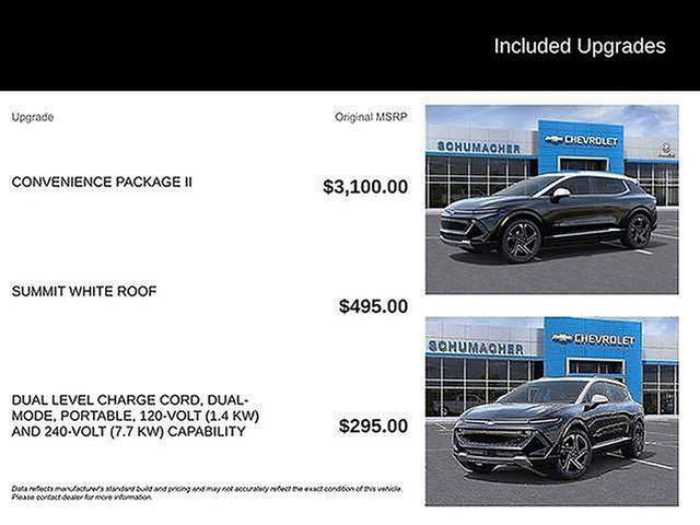 new 2025 Chevrolet Equinox EV car, priced at $46,235