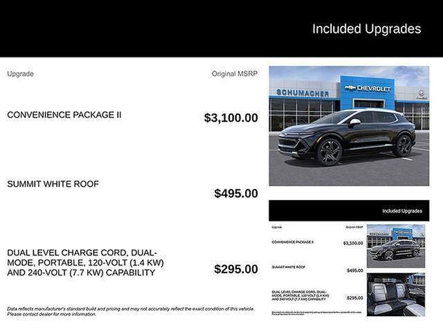 new 2025 Chevrolet Equinox EV car, priced at $46,235