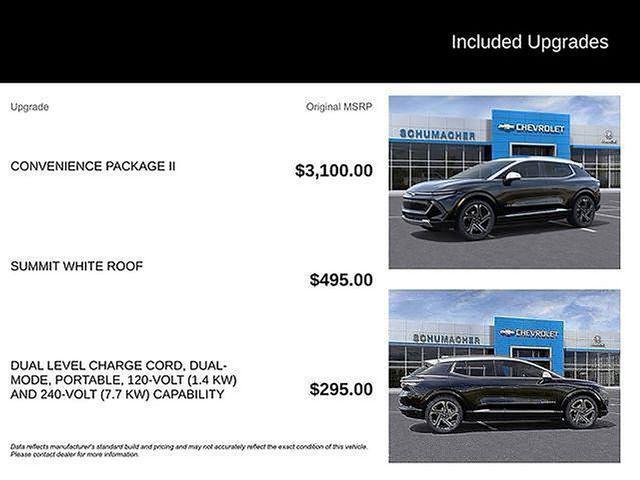 new 2025 Chevrolet Equinox EV car, priced at $46,235