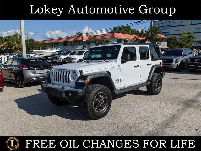 used 2020 Jeep Wrangler Unlimited car, priced at $28,485
