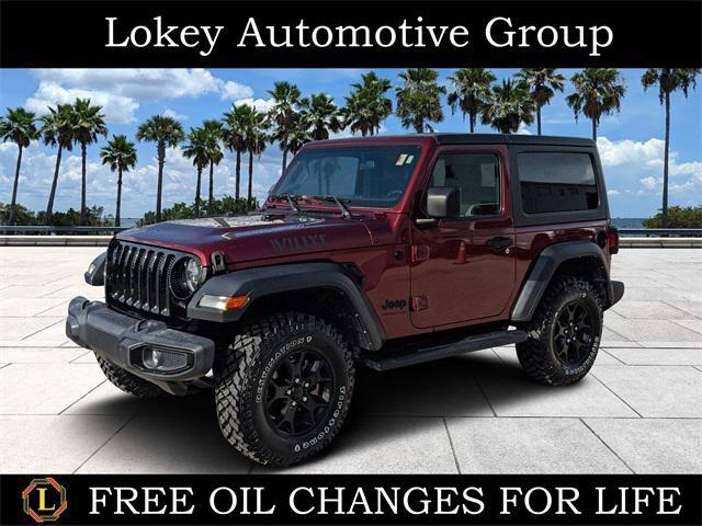 used 2021 Jeep Wrangler car, priced at $29,485
