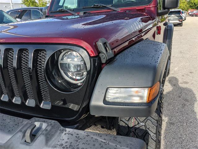 used 2021 Jeep Wrangler car, priced at $29,485