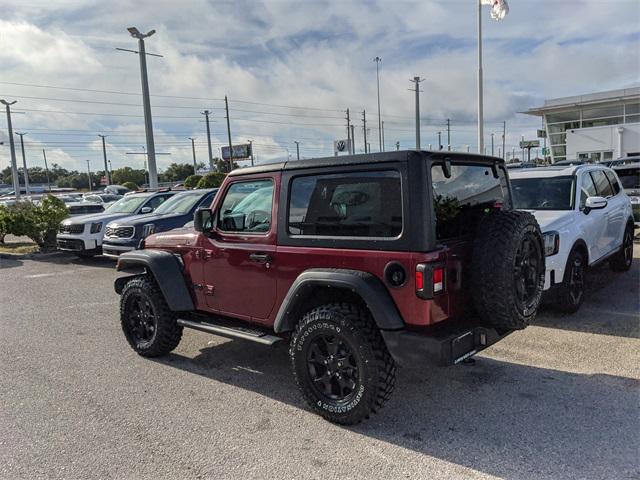 used 2021 Jeep Wrangler car, priced at $29,485