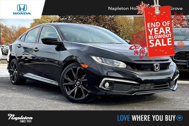 used 2020 Honda Civic car, priced at $17,111