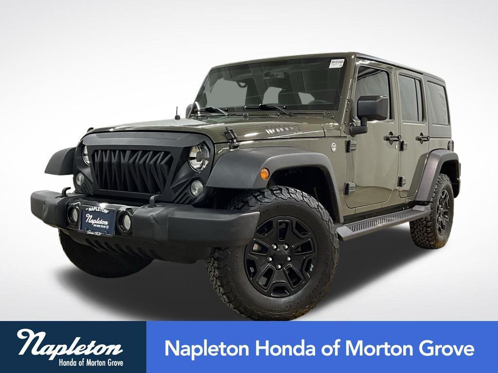 used 2016 Jeep Wrangler Unlimited car, priced at $16,000
