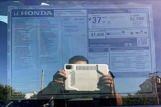 used 2025 Honda CR-V Hybrid car, priced at $37,680