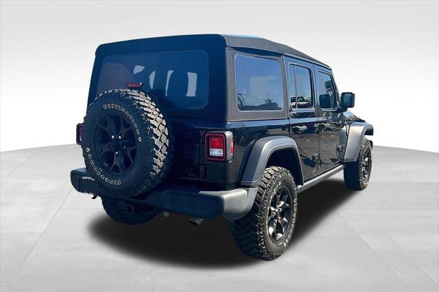 used 2021 Jeep Wrangler car, priced at $30,603