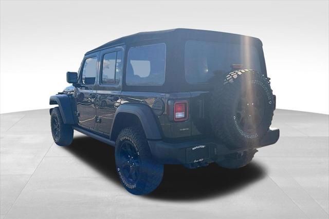 used 2021 Jeep Wrangler car, priced at $30,603