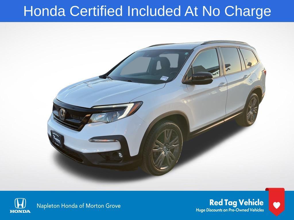 used 2022 Honda Pilot car, priced at $27,990