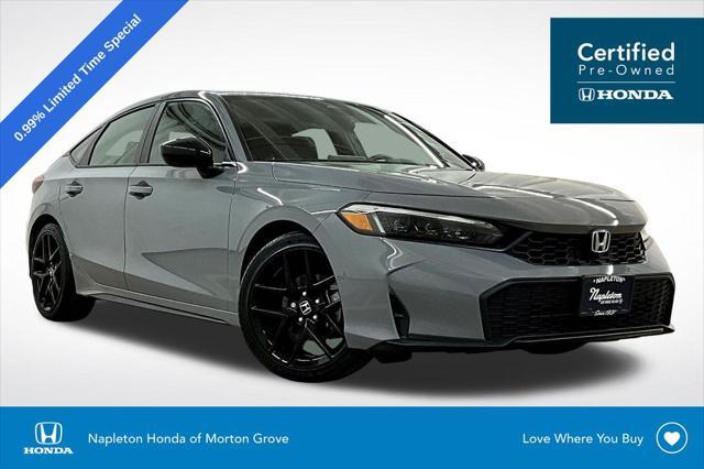 used 2025 Honda Civic car, priced at $26,290