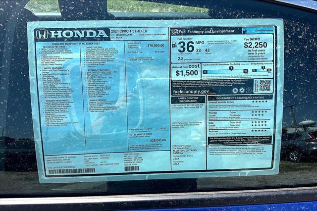 used 2024 Honda Civic car, priced at $25,995