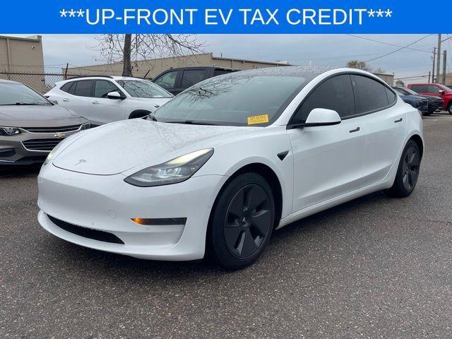 used 2021 Tesla Model 3 car, priced at $22,930