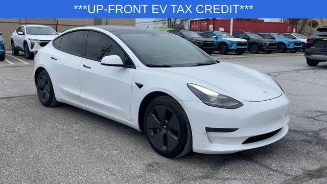 used 2021 Tesla Model 3 car, priced at $19,990