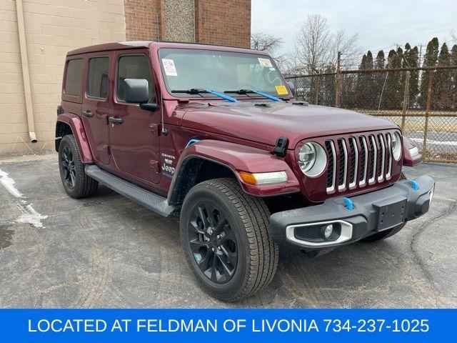 used 2022 Jeep Wrangler Unlimited 4xe car, priced at $28,990