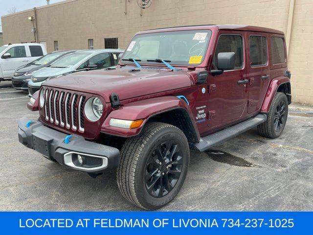 used 2022 Jeep Wrangler Unlimited 4xe car, priced at $28,990