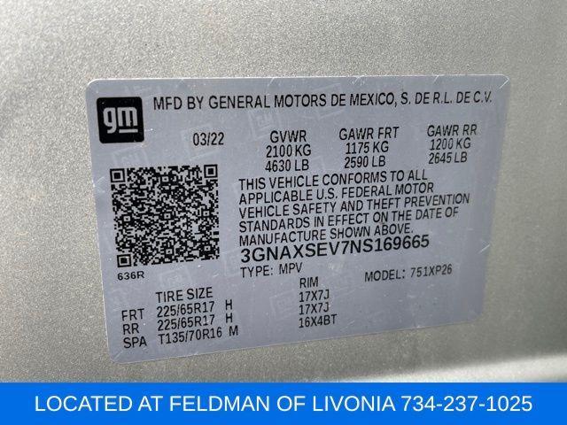 used 2022 Chevrolet Equinox car, priced at $22,990