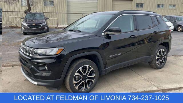 used 2022 Jeep Compass car, priced at $22,990