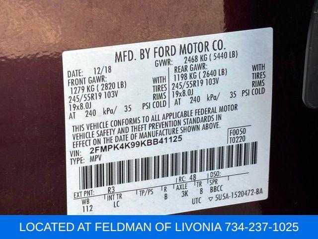 used 2019 Ford Edge car, priced at $19,990