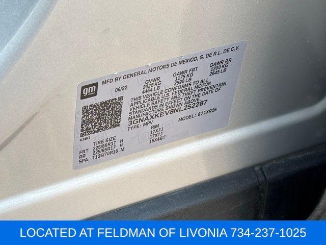 used 2022 Chevrolet Equinox car, priced at $18,990