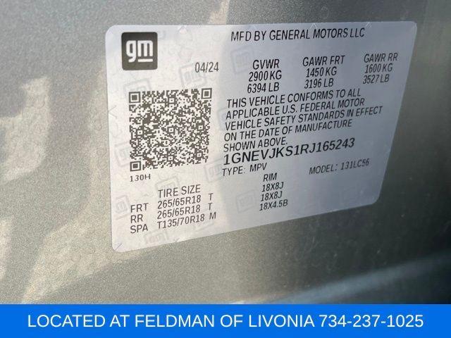 used 2024 Chevrolet Traverse car, priced at $46,990