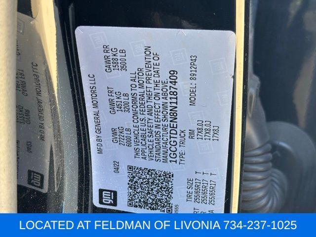 used 2022 Chevrolet Colorado car, priced at $31,990