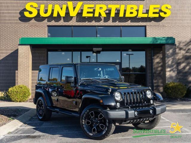 used 2017 Jeep Wrangler Unlimited car, priced at $36,490