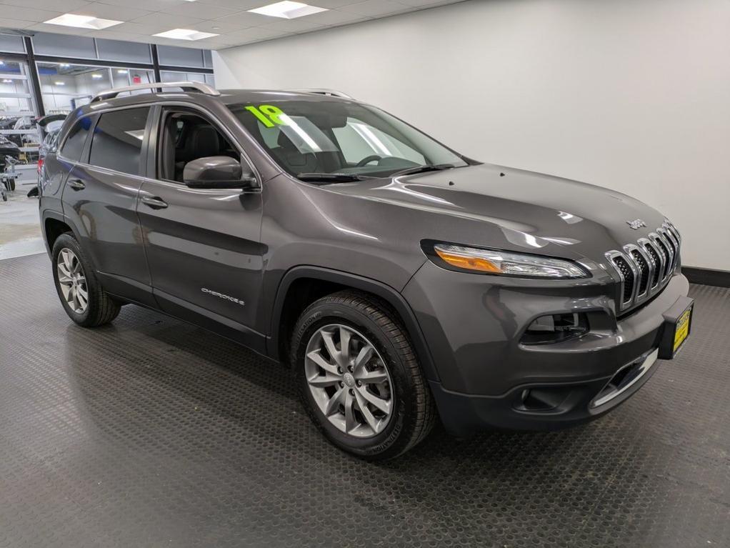 used 2018 Jeep Cherokee car, priced at $17,998