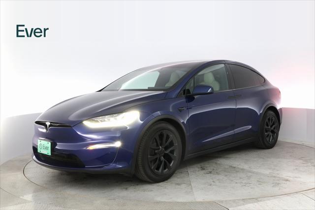 used 2022 Tesla Model X car, priced at $56,399