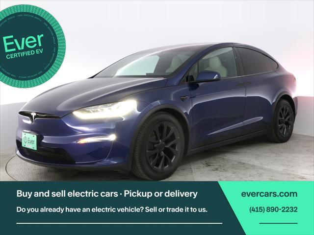 used 2022 Tesla Model X car, priced at $56,999