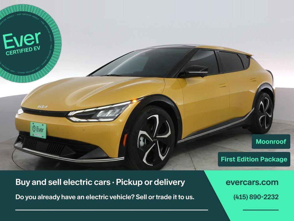 used 2022 Kia EV6 car, priced at $27,499