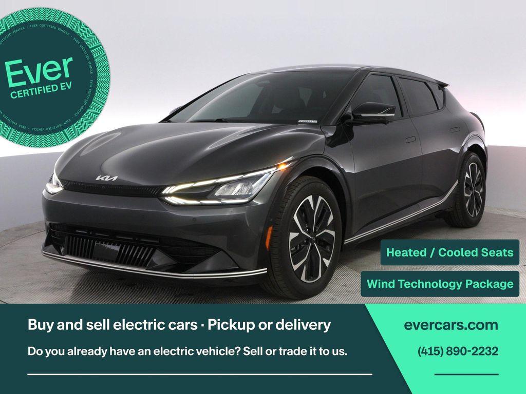 used 2022 Kia EV6 car, priced at $27,444