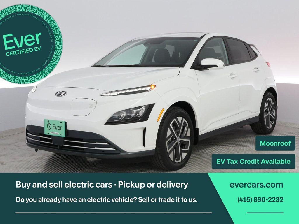 used 2022 Hyundai Kona EV car, priced at $23,999