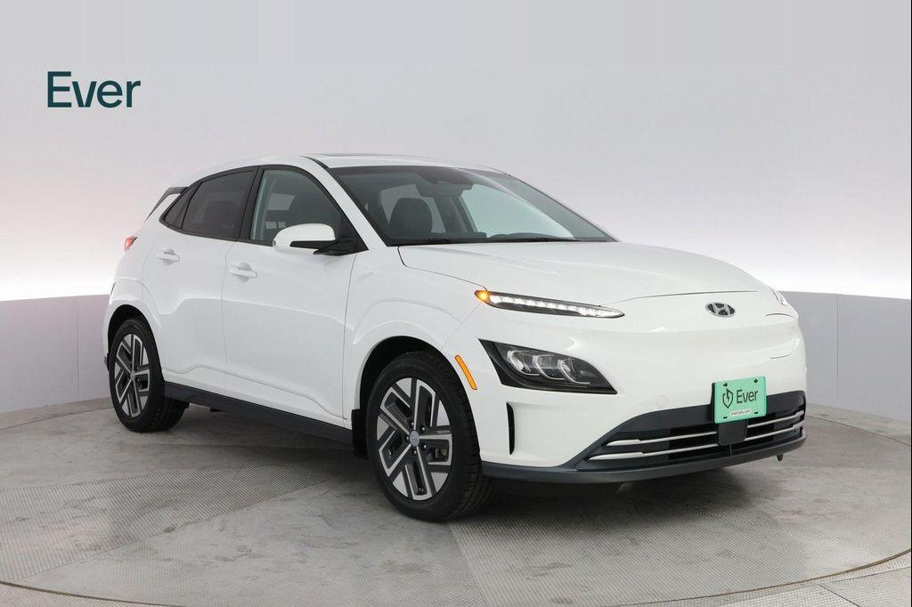 used 2022 Hyundai Kona EV car, priced at $23,999