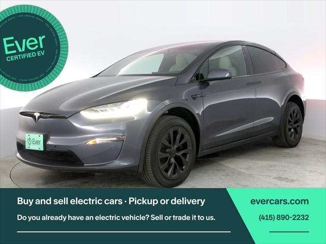 used 2022 Tesla Model X car, priced at $55,899