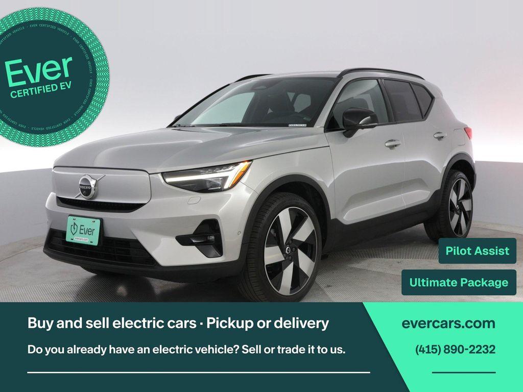 used 2023 Volvo XC40 Recharge Pure Electric car, priced at $37,999