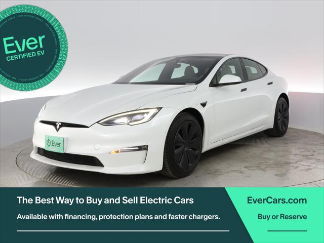 used 2022 Tesla Model S car, priced at $48,299