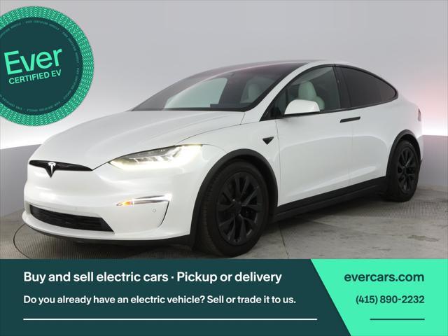 used 2022 Tesla Model X car, priced at $50,499